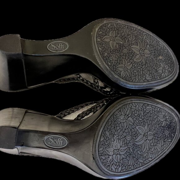 Woman's Sandals Sofft Black Size 9 - Picture 2 of 3